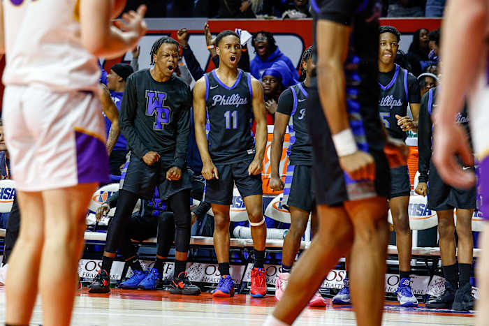 Phillips Academy Williamsville Illinois boys basketball March 7 2024 Nate Latsch 26530